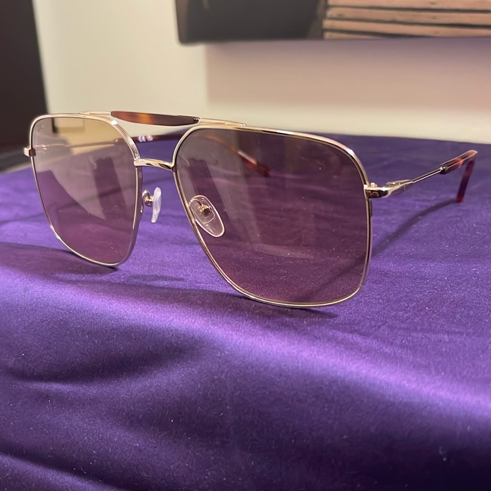 MCM Gold and Purple Sunglasses